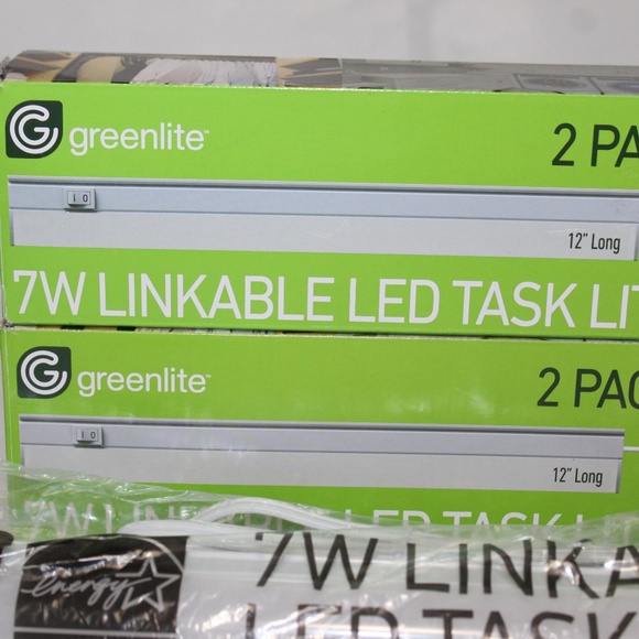 greenlite 2 pack(2) 7w Linkable LED Task Lite.  Set of 4 - Picture 4 of 6